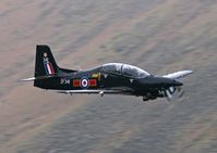 ZF341 - Royal Air Force Tucano T1 (c/n S105/T76). Operated by 207 (R) Squadron. Dunmail Raise, Cumbria. - by vickersfour