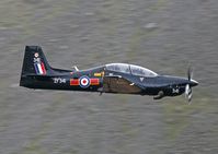 ZF341 - Royal Air Force Tucano T1 (c/n S105/T76). Operated by 207 (R) Squadron. Dunmail Raise, Cumbria. - by vickersfour