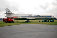 OY-KRD @ EKBI - Sud SE-210 Caravelle II at The Danish Air Museum, Billund in 1994. - by Malcolm Clarke