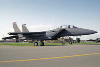 90-0248 @ EGUA - McDonnell Douglas F-15E Eagle at RAF Upper Heyford in1992. - by Malcolm Clarke