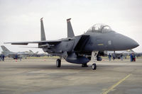 91-0335 @ EGXC - McDonnell Douglas F-15E Strike Eagle at RAF Coningsby in 1994. - by Malcolm Clarke