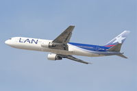 CC-CGN @ KLAX - LAN Airlines Boeing 767-383/ER (cn 26544/412), 25R departure KLAX. - by Mark Kalfas