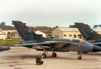 45 51 @ EGVA - Tornado IDS, callsign Mission 4666, of MFG-2 on the flight-line at the 1987 Intnl Air Tattoo at RAF Fairford. - by Peter Nicholson