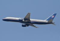 N576UA @ KLAX - United Airlines Boeing 757-222 , N576UA 25R departure KLAX. - by Mark Kalfas