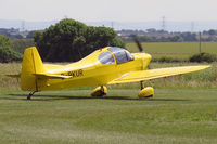 G-BKUR @ FISHBURN - Piel CP301A Emeraude at Fishburn Airfield, UK in 2005. - by Malcolm Clarke