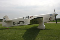 G-AEXF @ EGCJ - Percival P-6 Mew Gull at Sherburn-in-Elmet Airfield, UK in 2009. - by Malcolm Clarke