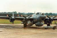 WL756 @ EGVA - Shackleton AEW.2 named Mr. Rusty of RAF Lossiemouth's 8 Squadron on the flight-line at the 1987 Intnl Air Tattoo at RAF Fairford. - by Peter Nicholson