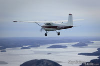 N5803B @ ORE - Leading a 6-plane formation over Orange, MA - by Dave G