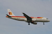 EC-JFN @ EBBR - Arrival of flight IB3206 to RWY 02 - by Daniel Vanderauwera