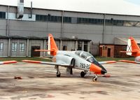 E25-26 @ EGVA - Another view of the CASA 101EB coded 793-26 of Team Aguila on the flight-line at the 1987 Intnl Air Tattoo at RAF Fairford. - by Peter Nicholson