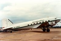 G-AMSV @ EGVA - Dakota 6 of Air Atlantique as a charter flight to the 1987 Intnl Air Tattoo at RAF Fairford. - by Peter Nicholson