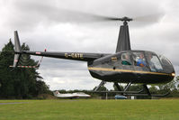 G-GATE @ EGBR - Robinson R-44 Raven  at Bagby Airfield's May Fly-In in 2009. - by Malcolm Clarke