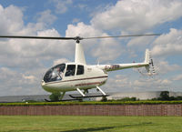 G-JWEB @ EGCJ - Robinson R-44 Astro at Sherburn-in-Elmet's May Fly-in in 2004. - by Malcolm Clarke