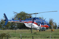 N334AE @ 2XA8 - Air Evac 53 Heliport, Fairfield, TX