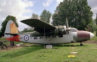 WF128 @ FLIXTON - Percival P-57 Sea Prince T1 at the Norfolk and Suffolk Air Museum, Flixton in 1989. - by Malcolm Clarke