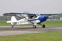 G-BSYG @ EGBR - Piper PA-12 Super Cruiser at Breighton Airfield, UK in 2006. - by Malcolm Clarke