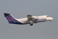 OO-DJY @ EBBR - Flight SN2123 is taking off from RWY 07R - by Daniel Vanderauwera