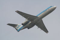 PH-KZC @ EBBR - Flight KL1724 is taking off from RWY 07R - by Daniel Vanderauwera