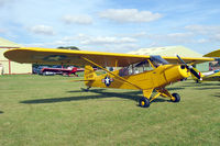 G-FUZZ @ FISHBURN - Piper L-18C Super Cub as USAF 51-15319 at Fishburn Airfield's VE Celebration Day in 2005.. - by Malcolm Clarke