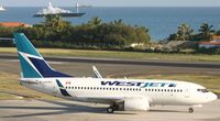 C-GWSO @ TNCM - Westjet C-GWSO taxing to the holding point A at TNCM - by Daniel Jef