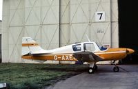 G-AXEU @ CVT - Beagle Pup 2 seen at Coventry Airport in May 1977. - by Peter Nicholson