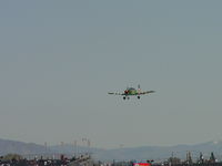 N1372R @ POC - On final to Brackett runway 26L - by Helicopterfriend