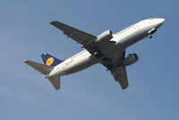 D-ABER @ EBBR - Flight LH4573 is taking off from RWY 07R - by Daniel Vanderauwera
