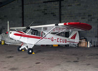 G-ECUB @ EGCJ - Piper PA-18 Super Cub at Sherburn-in-Elmet in 2004. - by Malcolm Clarke
