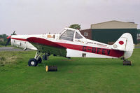 G-BFEV @ EGTC - Piper PA-25-235 Pawnee at Cranfield Airport in 1988. - by Malcolm Clarke