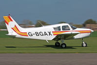 G-BGAX @ EGBR - Piper PA-28-140 Cherokee F at Breighton Airfield in 2009. - by Malcolm Clarke