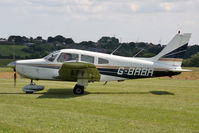 G-BRBA @ FISHBURN - Piper PA-28-161 Warrior II at Fishburn Airfield in 2009. Previously registered as N2090B. - by Malcolm Clarke