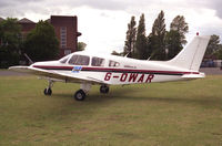 G-OWAR @ EGTC - Piper PA-28-161 Warrior II at Cranfield in 1990. - by Malcolm Clarke