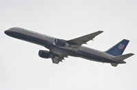 N563UA @ KLAX - United Airlines Boeing 757-222, N563UA 25R departure KLAX. - by Mark Kalfas