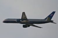 N569UA @ KLAX - United Airlines Boeing 757-222, N569UA 25R departure KLAX. - by Mark Kalfas
