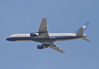 N573UA @ KLAX - United Airlines Boeing 757-222, N573UA 25R departure KLAX. - by Mark Kalfas