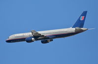 N574UA @ KLAX - United Airlines Boeing 757-222, N574UA 25R departure KLAX. - by Mark Kalfas