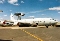 LX-N90443 @ EGVA - E-3A Sentry, callsign Nato 21, of NATO's Airborne Early Warning Force on display at the 1995 Intnl Air Tattoo at RAF Fairford. - by Peter Nicholson