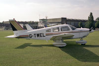 G-TWEL @ EGTC - Piper PA-28-181 Archer II at Cranfield Airport in 1988. - by Malcolm Clarke