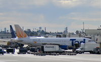 N484UA @ KLAX - United Airlines/TED Airbus A320-232, N484UA gate 74 KLAX. - by Mark Kalfas