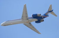 N923ME @ KLAX - Midwest Express Boeing 717-200, N923ME 25R departure KLAX. - by Mark Kalfas