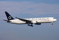 C-FMWY @ EGLL - Air Canada Boeing 767 in Star Alliance colours at Heathrow - by Terry Fletcher