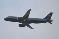 N419UA @ KLAX - United Airlines Airbus A320-232, N419UA 25R departure KLAX. - by Mark Kalfas