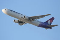 N584HA @ KLAX - Hawaiian Airlines Boeing 767-3G5, N584HA  Kioea 25R departure KLAX. - by Mark Kalfas