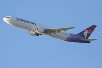N584HA @ KLAX - Hawaiian Airlines Boeing 767-3G5, N584HA  Kioea25R departure KLAX. - by Mark Kalfas