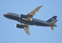 N852UA @ KLAX - United Airlines Airbus A319-131, N852UA 25R departure KLAX. - by Mark Kalfas
