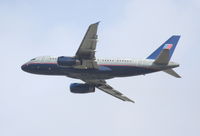 N831UA @ KLAX - United Airlines Airbus A319-131, N831UA 25R departure KLAX. - by Mark Kalfas
