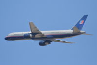 N556UA @ KLAX - United Airlines Boeing 757-222, N556UA 25R departure KLAX. - by Mark Kalfas