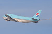 HL7402 @ KLAX - Korean Airlines Boeing 747-4B5, HL7402 25R departure KLAX. - by Mark Kalfas