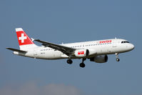 HB-IJI @ EGLL - Swiss Airlines A320 at Heathrow - by Terry Fletcher