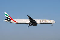 A6-ECG @ EGLL - Emirates B777-300 at Heathrow - by Terry Fletcher